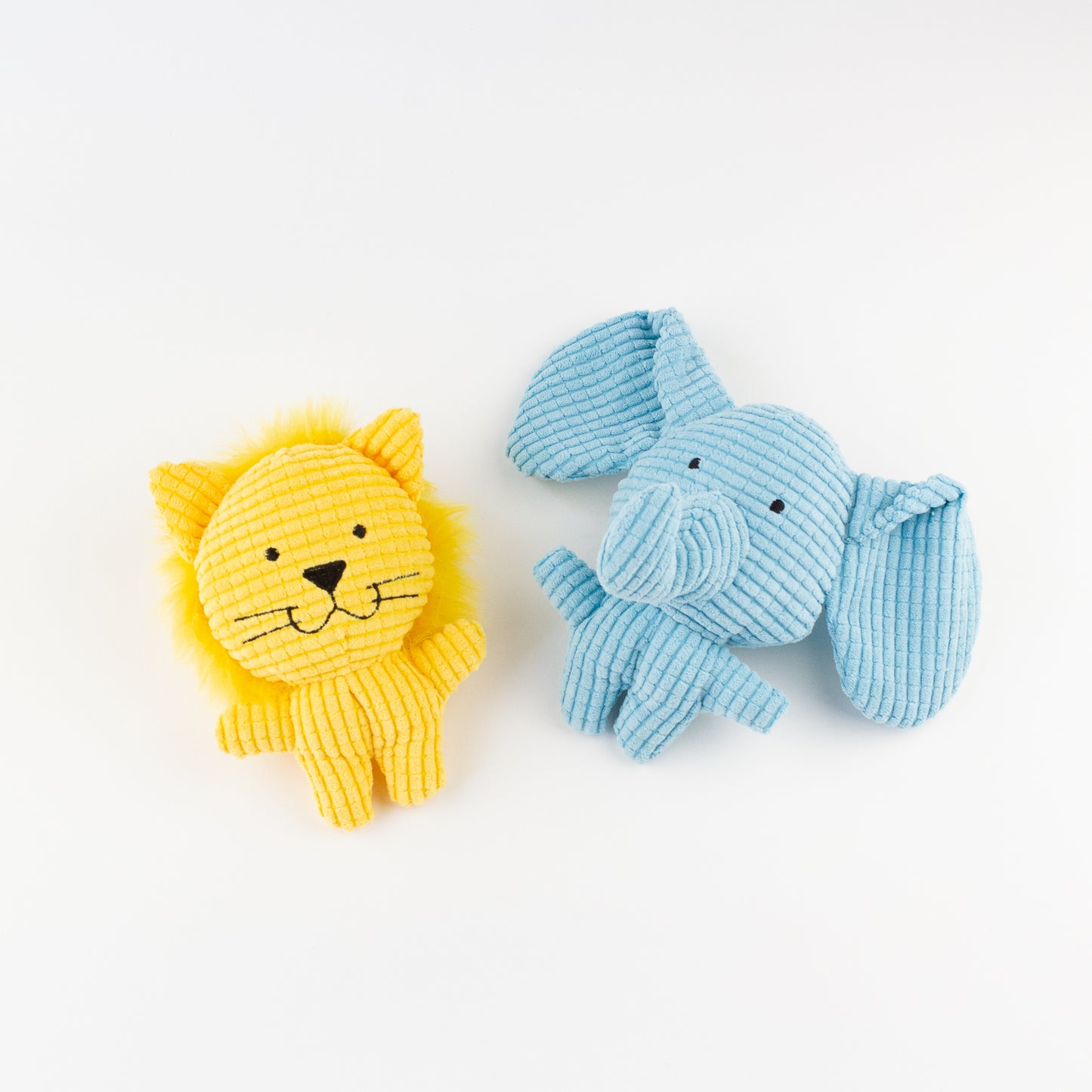 Dog toy lion and elephant Willow Walks